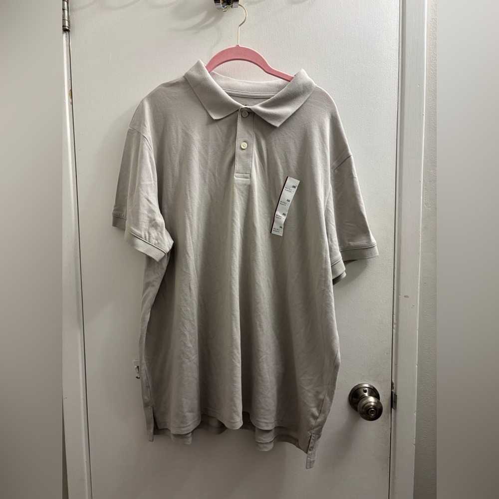 Goodfellow & Co Light Gray Polo Shirt